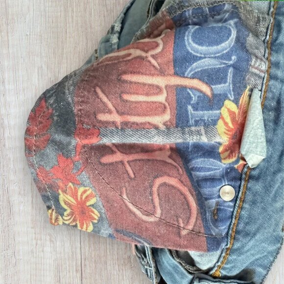 REPLUS Stretch Denim Low Rise Skinny Distressed Denim Jeans Made In Turkey 27 - Picture 8 of 8